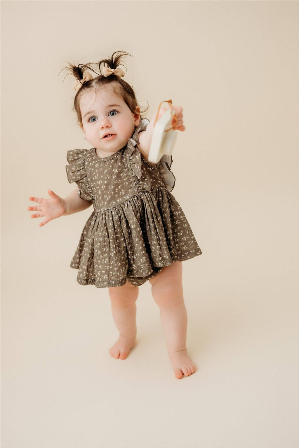 Ruffle Lap Dress Set | Cedar Floral