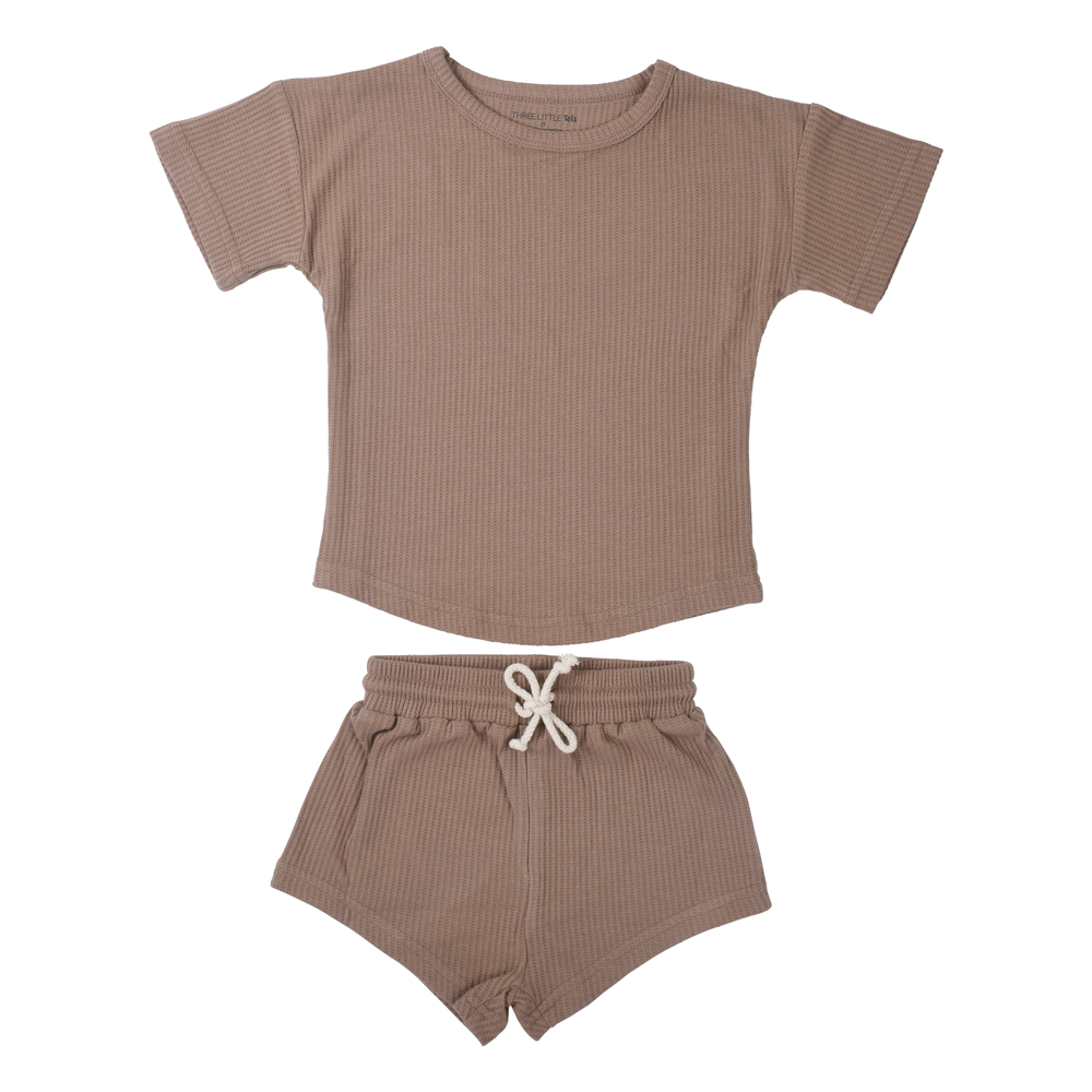 Waffle Lounge Set - Cocoa