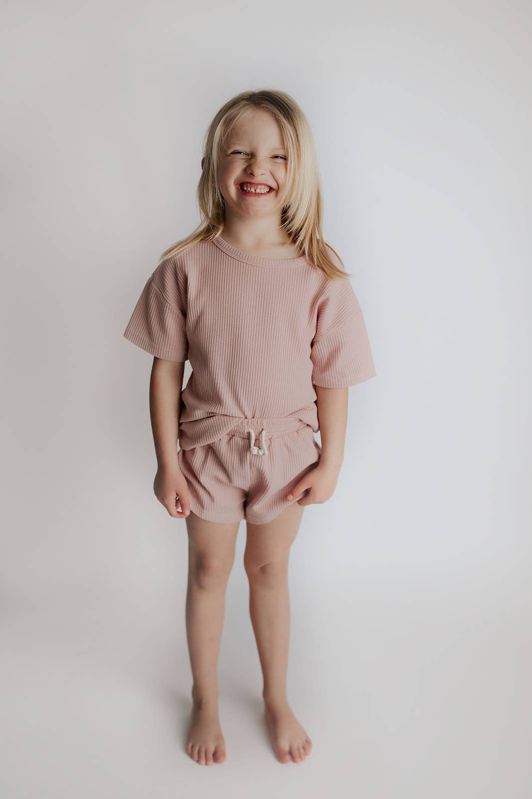 Waffle Lounge Set - Rose